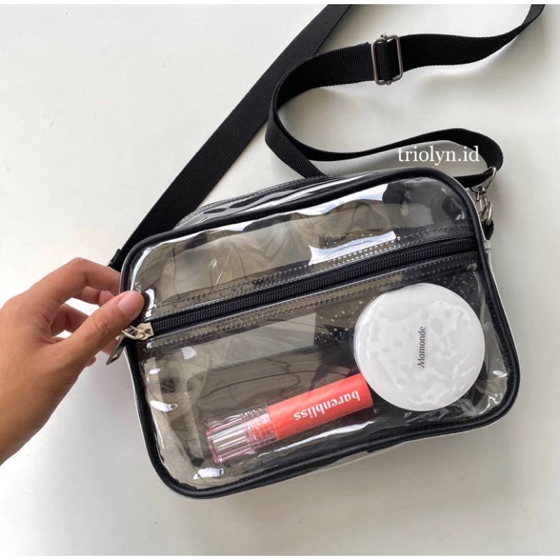 Transparent sling best sale bag shopee