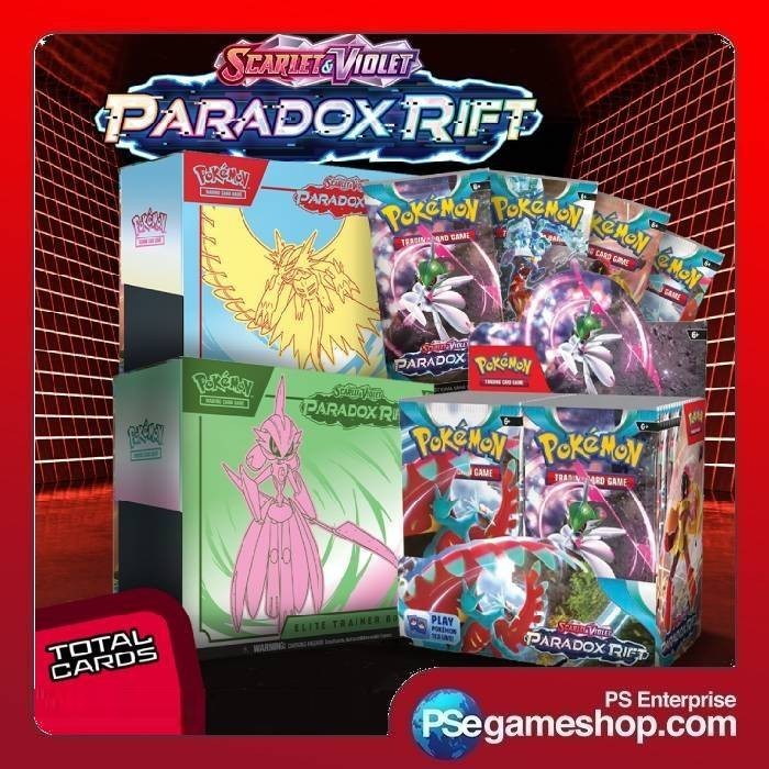 Pokemon TCG SV04 Paradox Rift Booster Box / Paradox Rift Elite Trainer ...