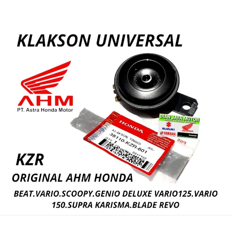 Universal Horn KZR AHM Beat vario Tojiro Genio Deluxe vario 125 vario