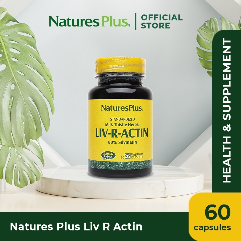 Nature's PLUS LIV-R-ACTIN - 60 CAPSULES | Vitamins Disorders Of Liver ...