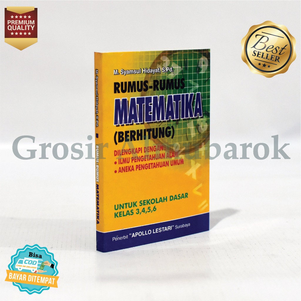 Formula Book For Elementary School Math Formulas Class 3,4,5,6 Complete ...