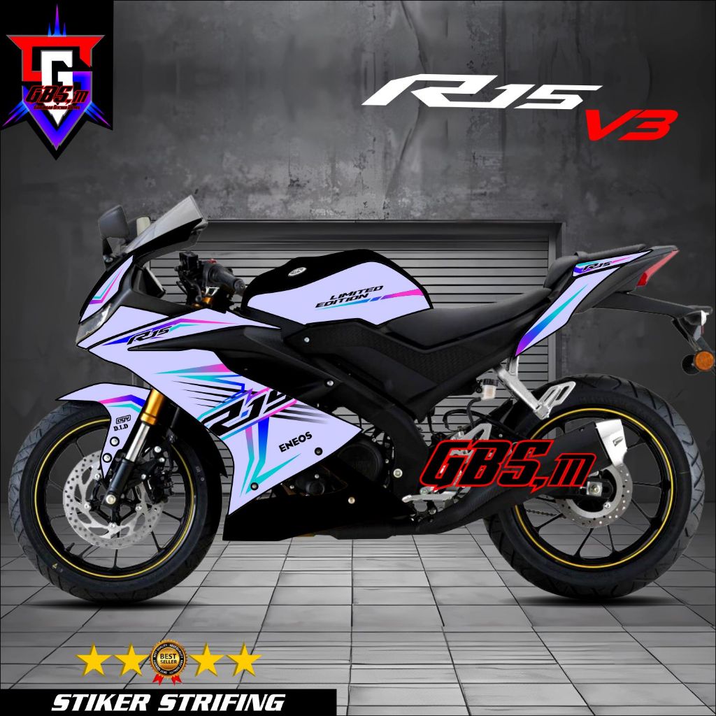 Striping Variations R15 V3 Motorcycle Strut Stickers R15 V3 Strut ...