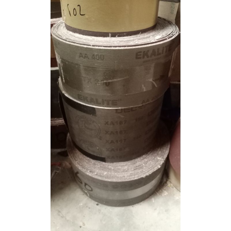 Rigid Fabric Sandpaper per Meter.Brand Depends On Stock Shopee Malaysia