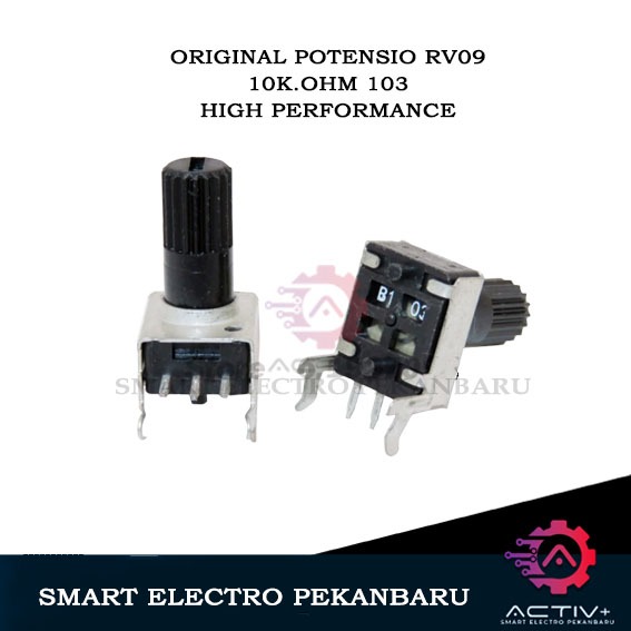 Original 10K 103 Potentio RV09 Vertical KNOB Length 12.5mm Variable