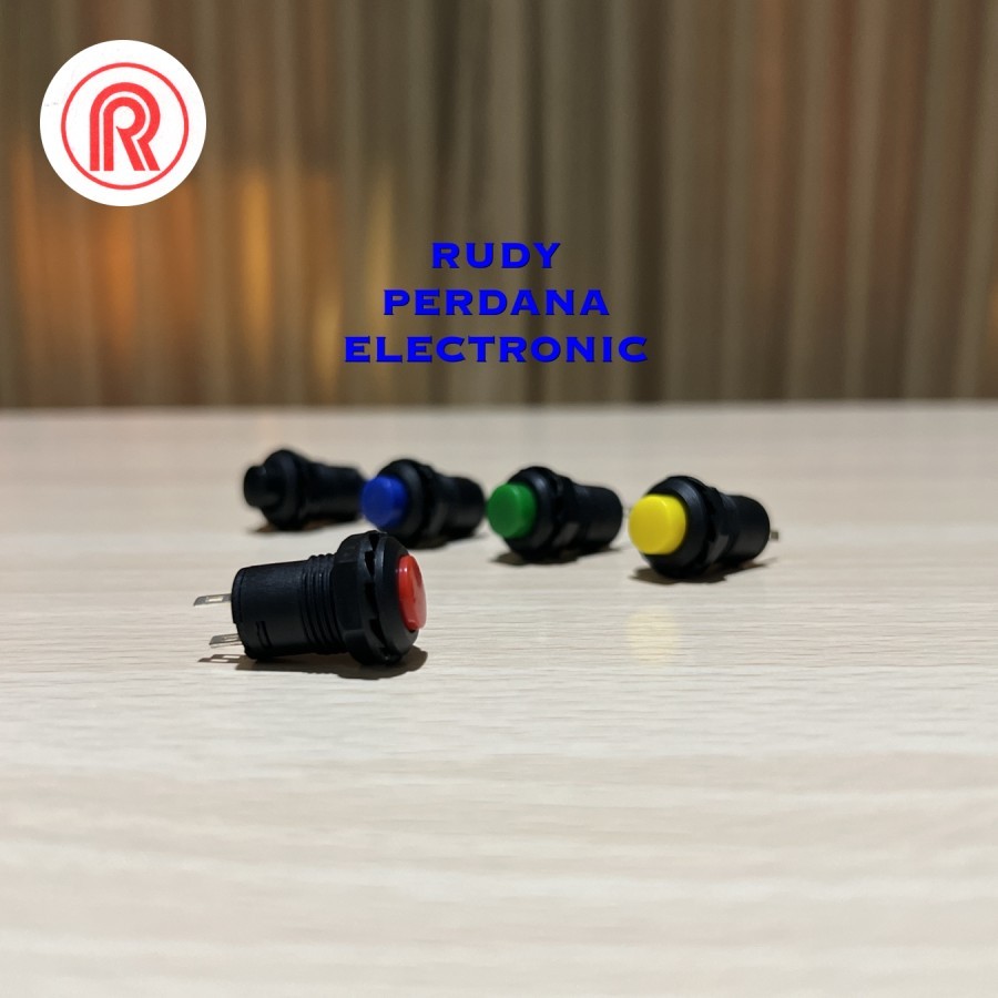 Push BUTTON SWITCH ON OFF SWITCH 2 PIN ROUND 3A 125V 1.5A 250V DS-428 ...