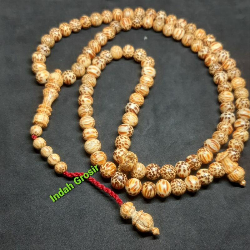 [Raya 2024] KAYU Nibung Mas Wood Tasbih 8mm 99 Grains Original | Shopee ...