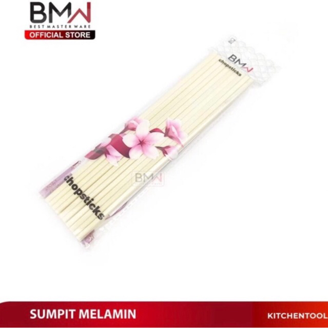 PUTIH Bmw Chopsticks Melamine Chopstick 10 Pairs Ivory White | Shopee ...