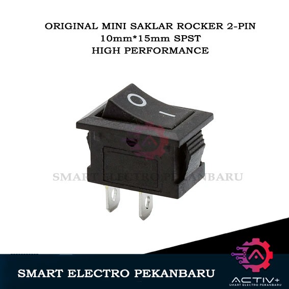 TOMBOL Original MINI On-Off BOX SWITCH 2PIN 10mm*15mm SPS T 3A 250V ...