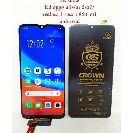 Code YGE224 LCD TOUCHSCREEN OPPO A5S/A12/A7/REALME 3 RMX 1821 ORIGINAL ...