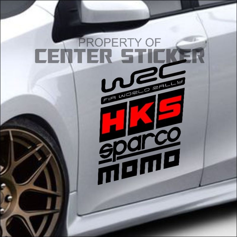 Car sticker set racing wrc momo hks set | Shopee Malaysia