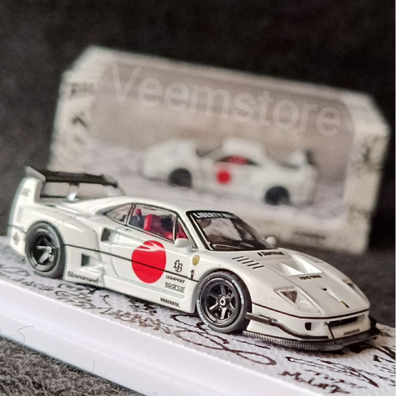 Die Cast 1:64 Ferarri F40 LBWK Tokyo Auto Salon 2023 [Inno64] White ...
