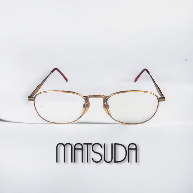 Occhiali Vintage Matsuda 10108 Montatura Metallica Argento - Anni '90 Unisex