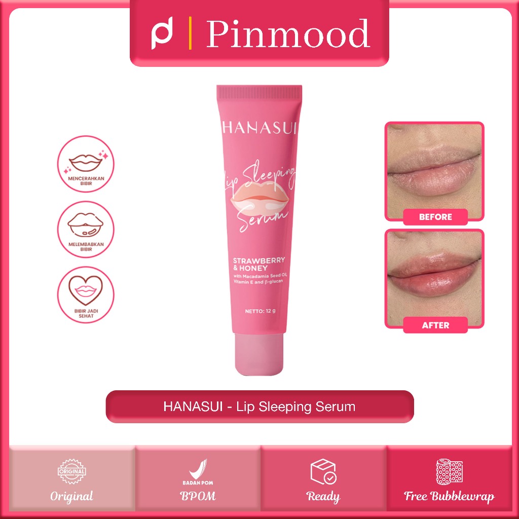 Hanasui - Lip SLEEPING Serum (12G) - Lip Serum Brightens The Color Of ...