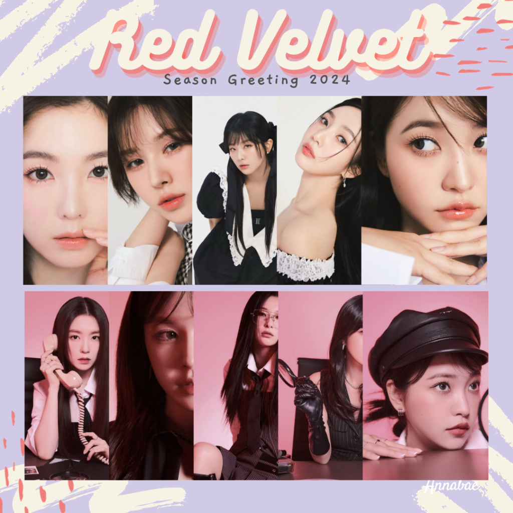 Red Velvet Season Greeting Poster 2024 Shopee Malaysia