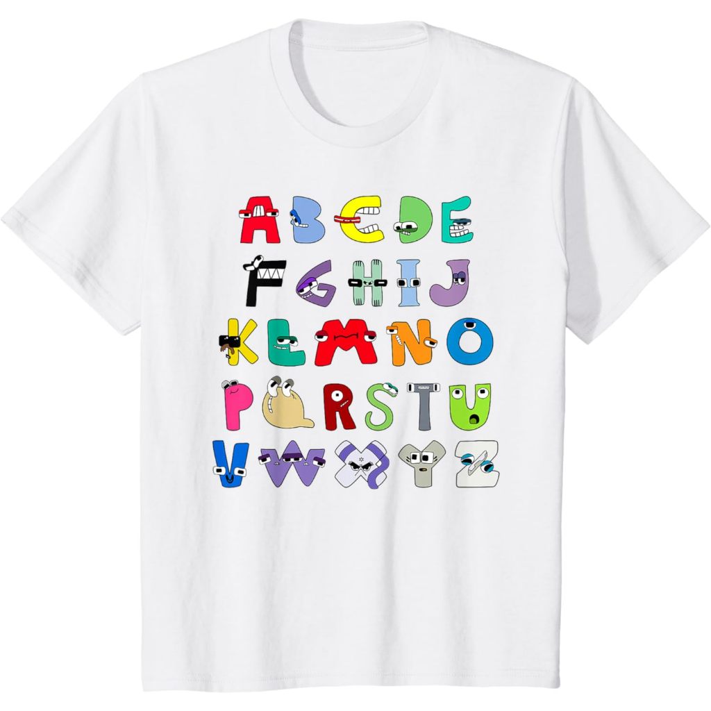 Premium Villain Letter ABC Learning Boys Matching Evil Alphabet Lore T ...