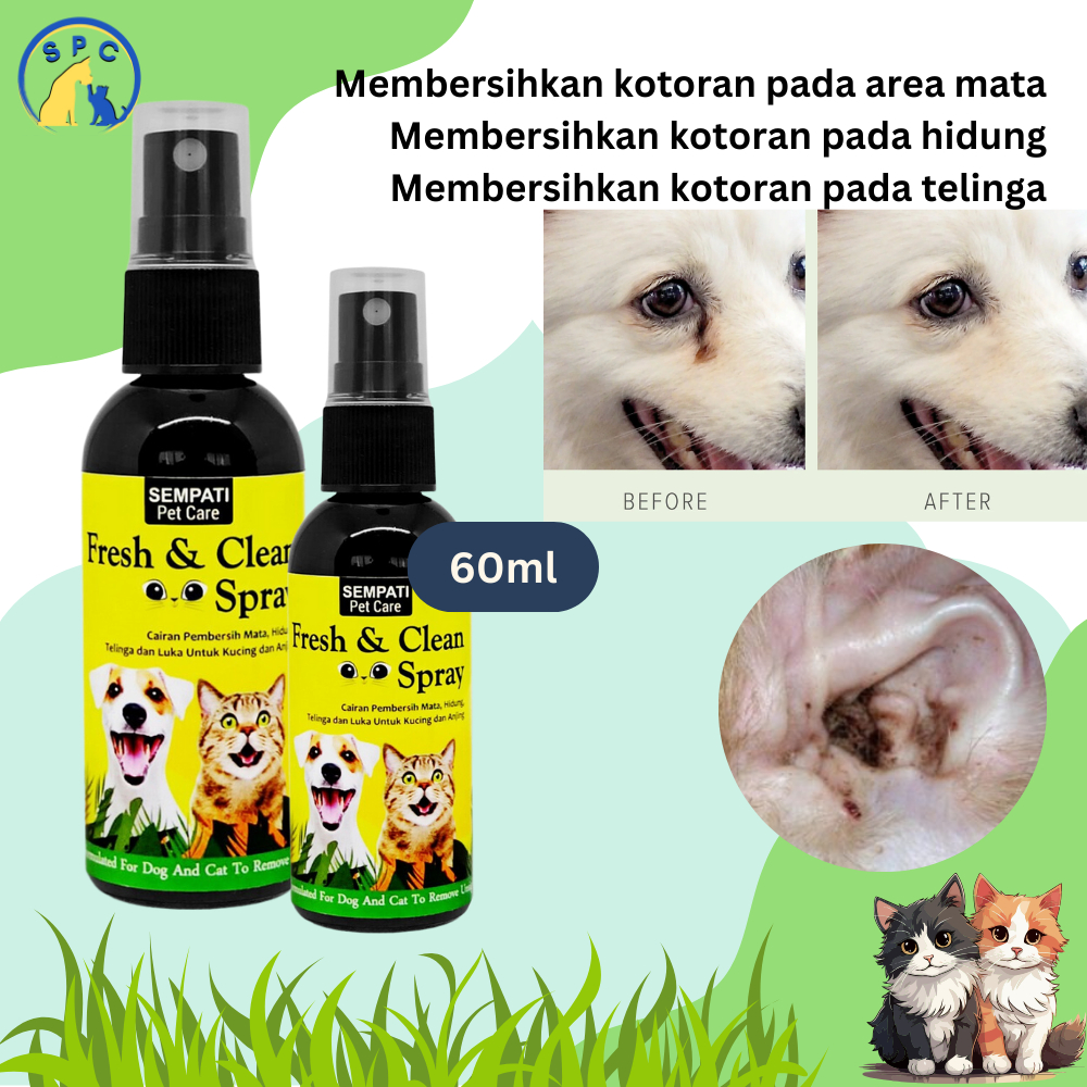 MATA Eye Cleaner Nose Ear Antiseptic Cat Dog Wound Fresh & Clean Spray