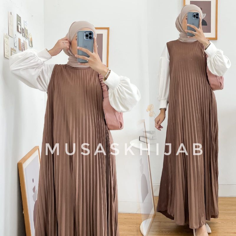 INNER DRESS PLISKET UMBRELLA / GAMIS PLISKET BUNTUNG / INNER DRESS TUFF ...