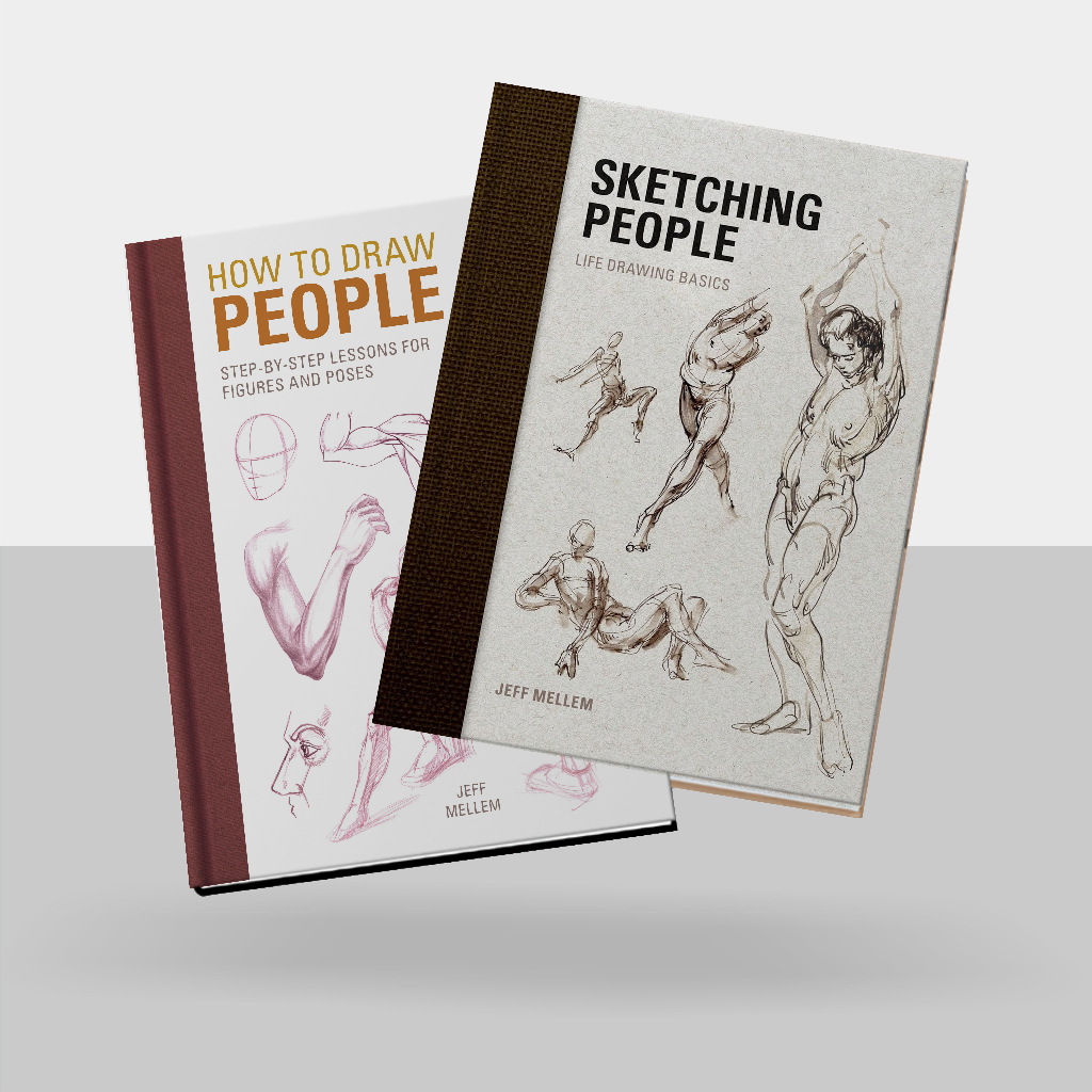 (Eng) Jeff Mellem Books (How To Draw People & Sketching People ...