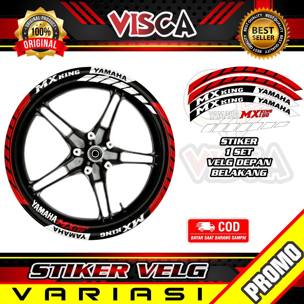 Rim Stickers - Wheel Stickers - Rim Cutting Stickers - MX KING Hitech 2 ...