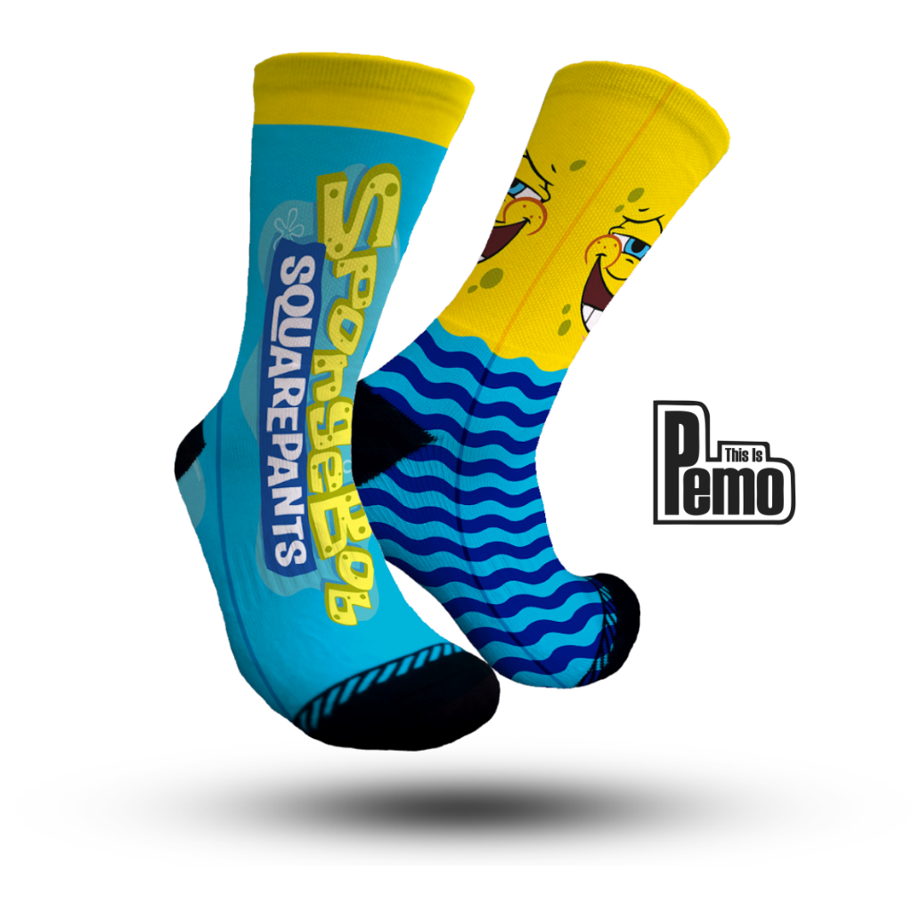 This IS PEMO - PREMIUM Series Adult Full Print Socks // MIX SPONGEBOB ...