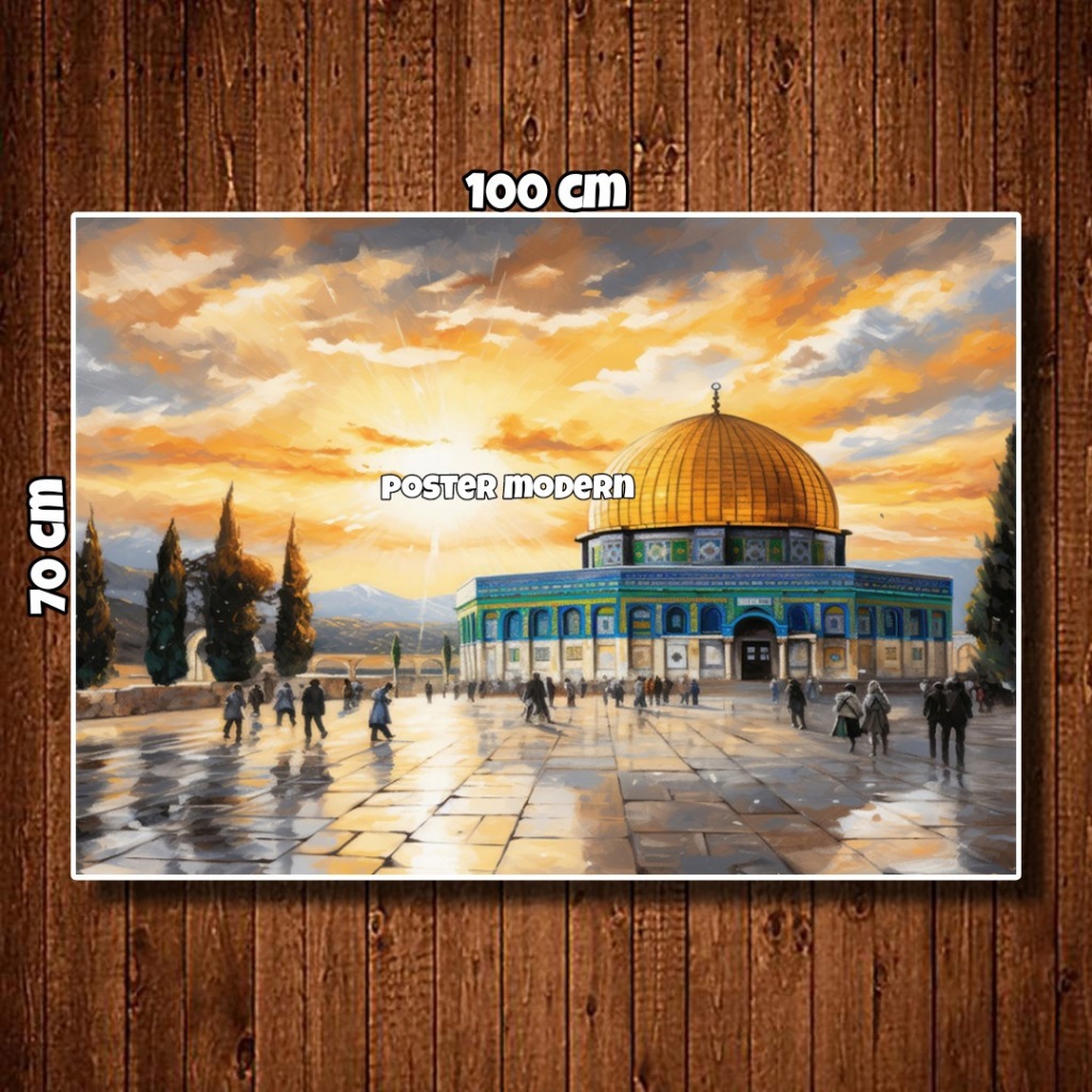 Al aqsa Mosque poster Print Painting JUMBO Size Code 78/al aqsa Mosque ...