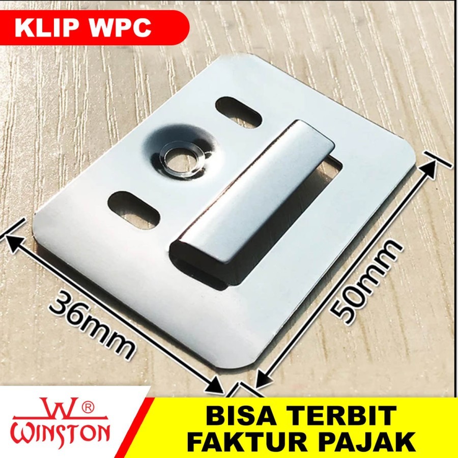 HIASAN DINDING 5pc Wall Panel Clips / WPC Wood Panel Bracket Winston ...