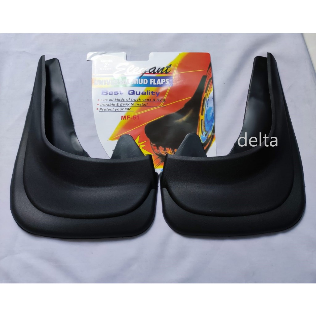 Mud guard / universal sedan car wheel carpet (2 pieces) | Shopee Malaysia