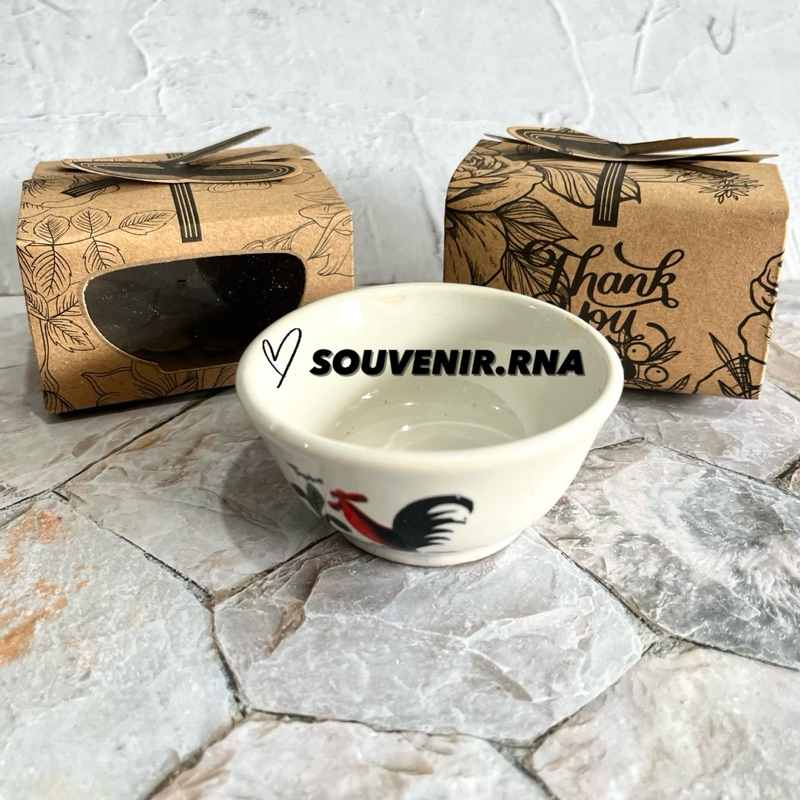 100 Sheets of Rustic Chicken Round Bowl Packaging Boxes | Shopee Malaysia