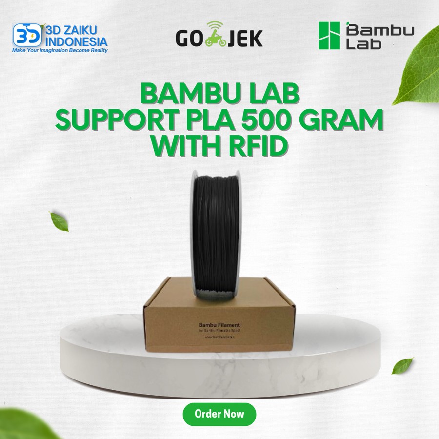 Original Bambulab Support PLA 500 Gram 3D Filament Printer with RFID ...