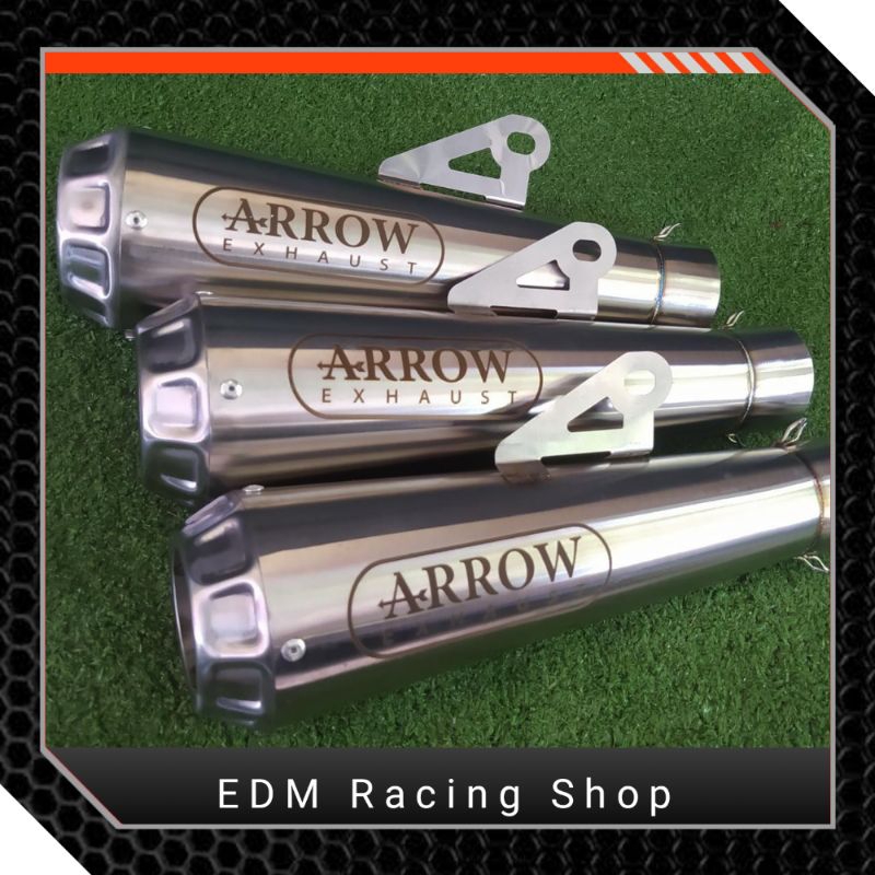 Universal inlet Racing ARROW Exhaust 50/51mm (Selincer Only) | Shopee ...