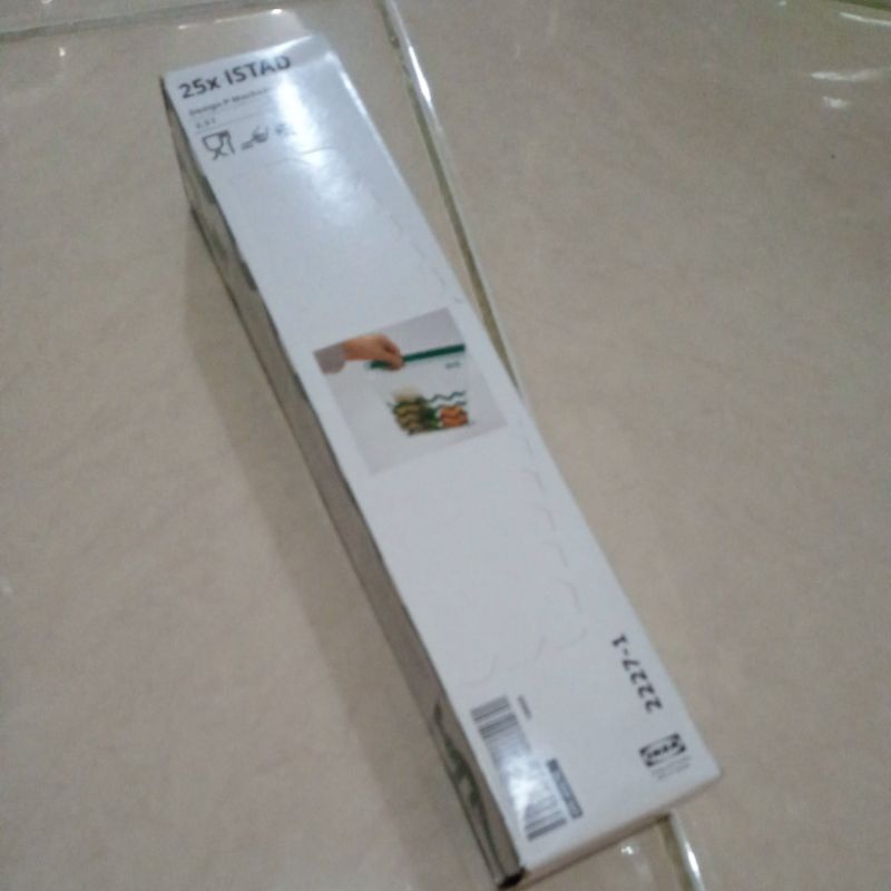 Ikea ISTAD Plastic Clip double zipper Large Size 2.5L Contents 25pc