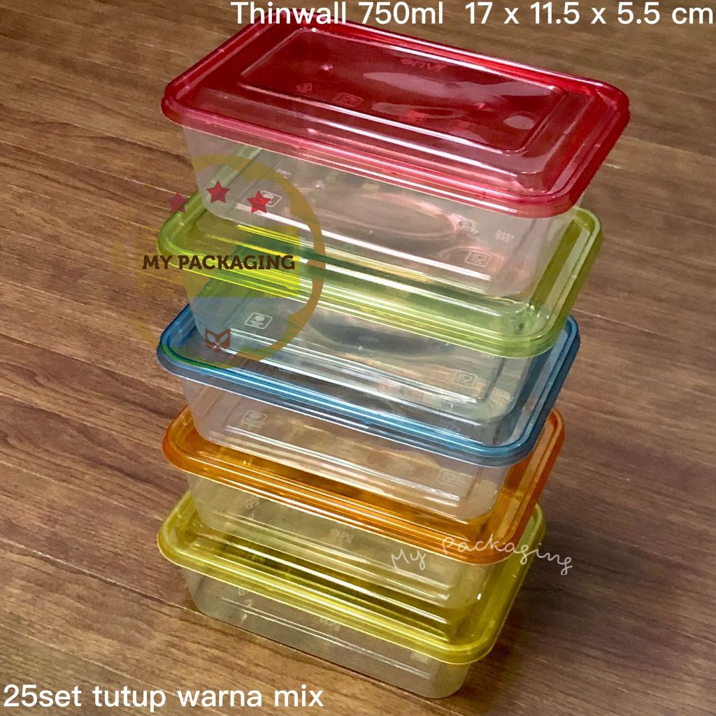 Microwave Lunch box/food box/Plastic Container 750ml 1000ml - viral ...