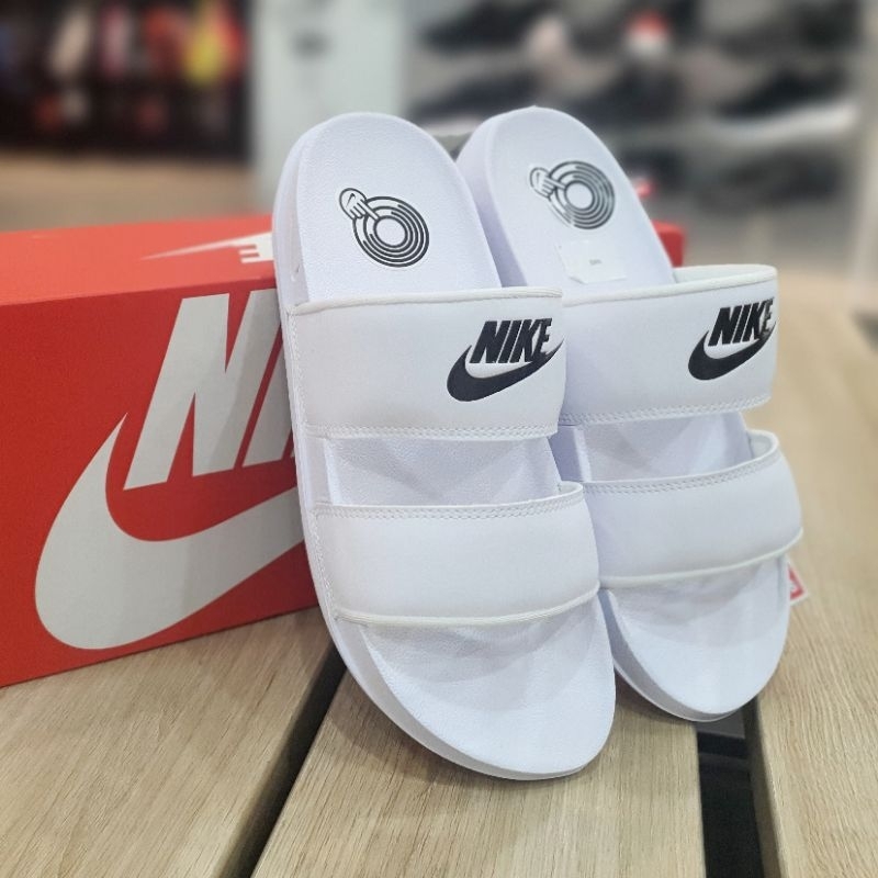 Nike 2 strap slides best sale