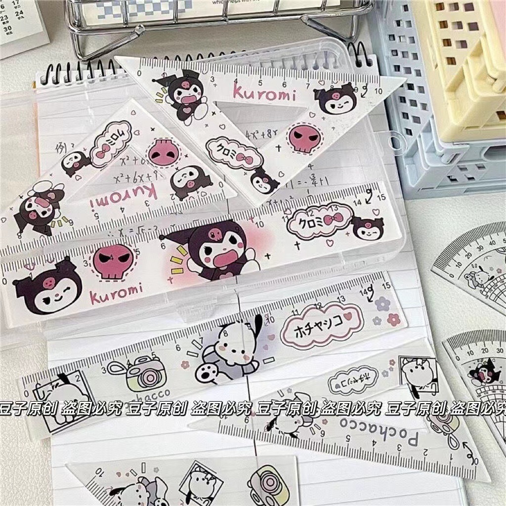 Sanrio SCHOOL RULER SET CONTAINS 4 PCS | Shopee Malaysia