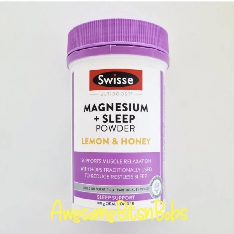 Swisse Ultiboost Magnesium+Sleep Powder 180g | Shopee Malaysia