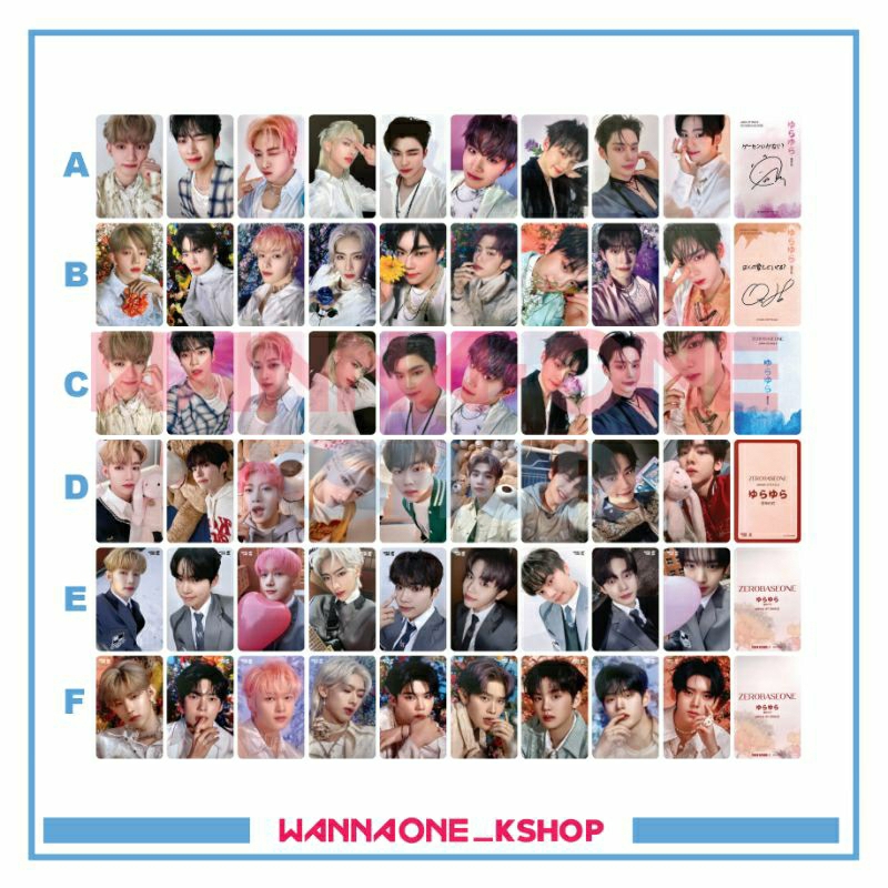 Zerobaseone YURA YURA japan photocard zb1Album | Shopee Malaysia