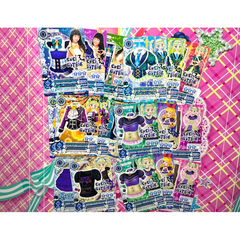 Original Japanese Aikatsu Card Loli Gothic Promotion Fullset Yurika ...