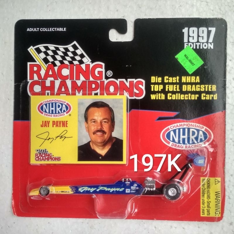 Diecast Racing Champions Nhra Drag Top Fuel Dragster Jay Payne Shopee