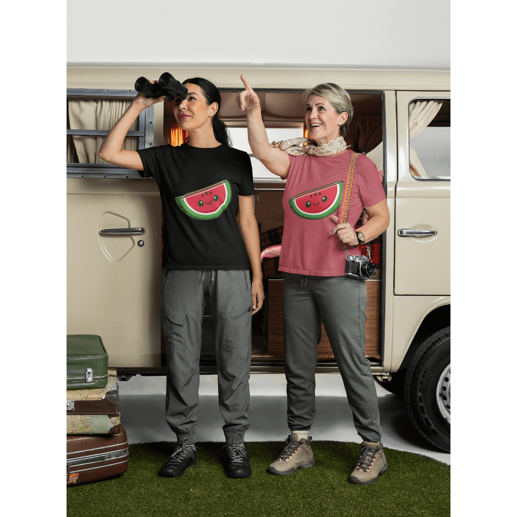 Mr Hippo | Family Clothing Family Couple T-Shirt Set | C05 - Watermelon ...