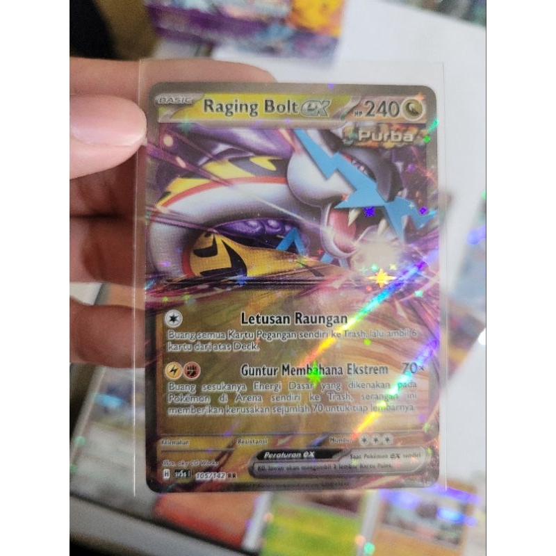 Tcg indonesia pokemon Card Raging Bolt Ex | Shopee Malaysia