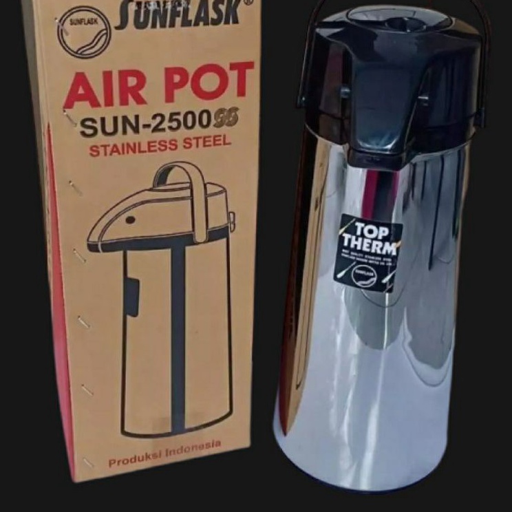 TERMOS Qfz 25 liter Stainless Steel Squeeze Hot Water Thermos Stainless