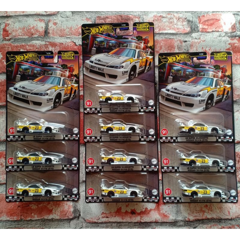 Hot Wheels LB Super Silhouette Nissan Silvia S15 LBWK Japan Sticker ...