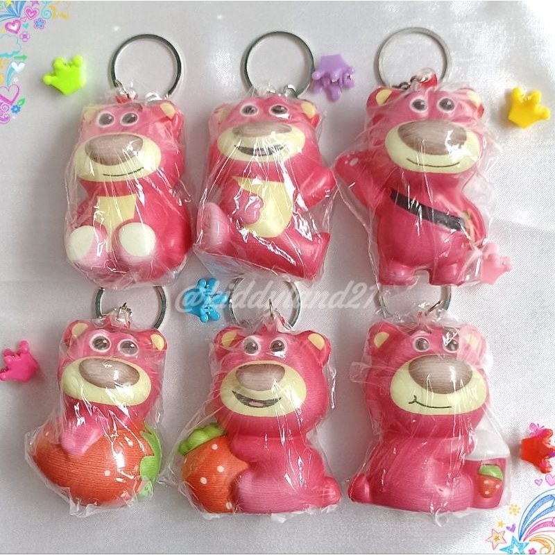 GANTUNGAN Lotso Character Squishy Keychain | Shopee Malaysia