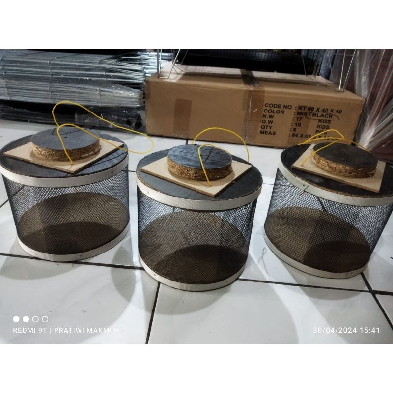 Large Size Ram Strimin Round Cricket Storage Cage for Crickets | Shopee ...