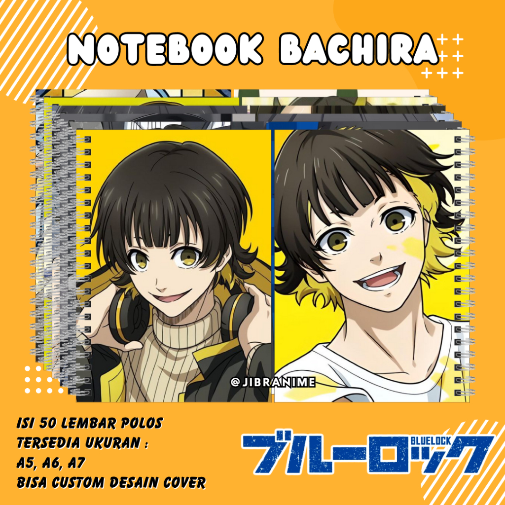 BLUE LOCK BACHIRA NOTEBOOK / BACHIRA BLUE LOCK NOTEBOOK / BACHIRA BLUE ...
