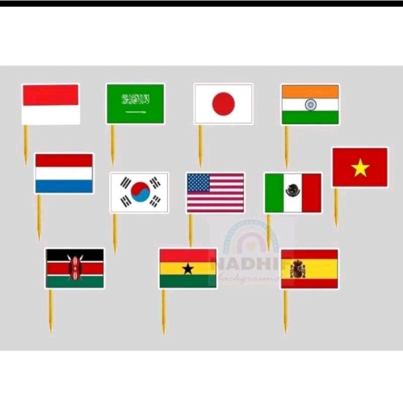 Country flag topper/character topper/birthday cake decoration/flage ...