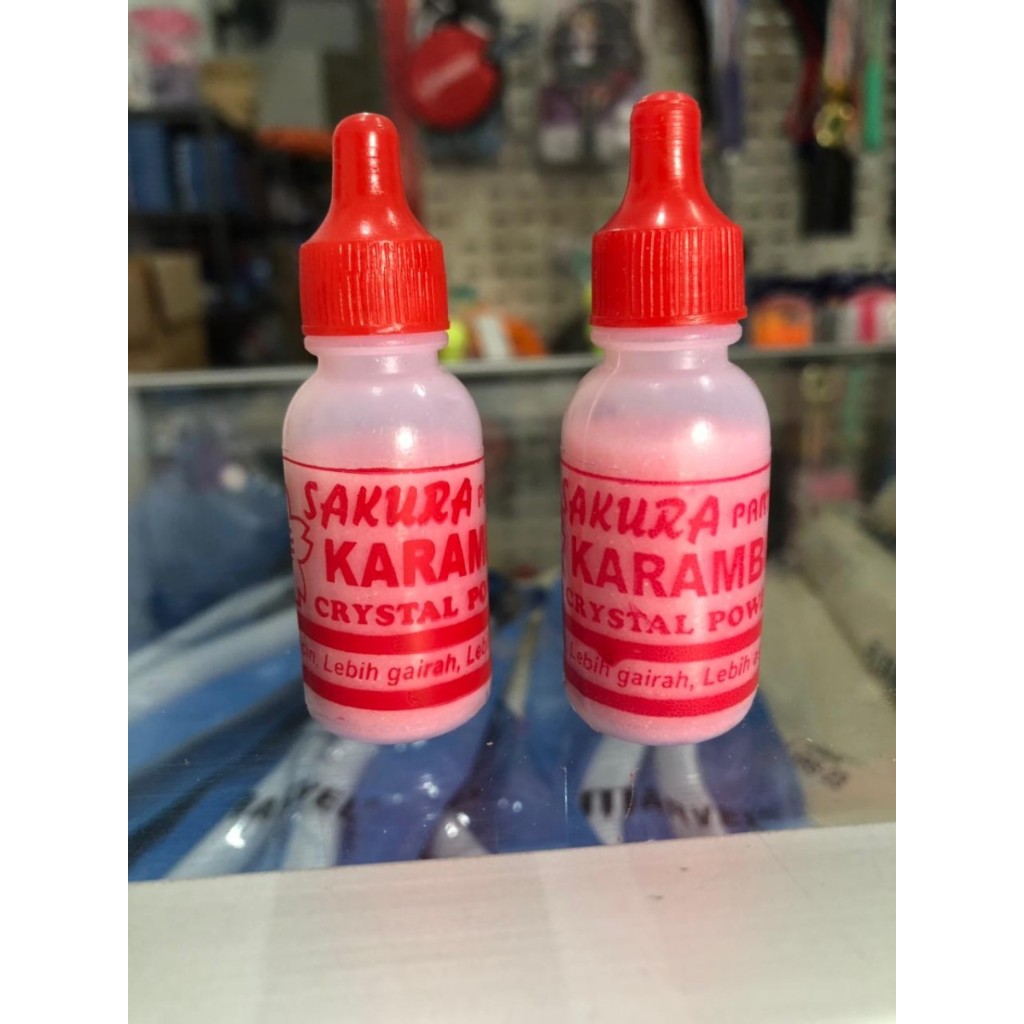 MERAH Red Rough sakura Carrom Crystal Powder | Shopee Malaysia