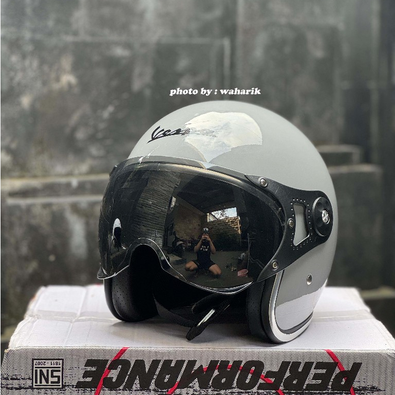 Kaca Helm Helmet Vespa Original Helm Vespa Piaggio L Vespa V