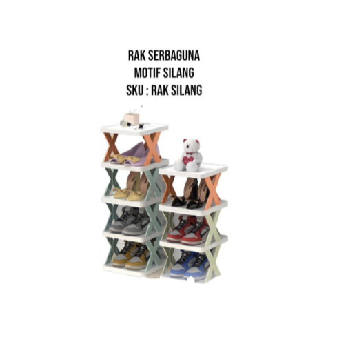 Multipurpose Shelf Cross Stacking Multipurpose Stacking Rack Cross ...