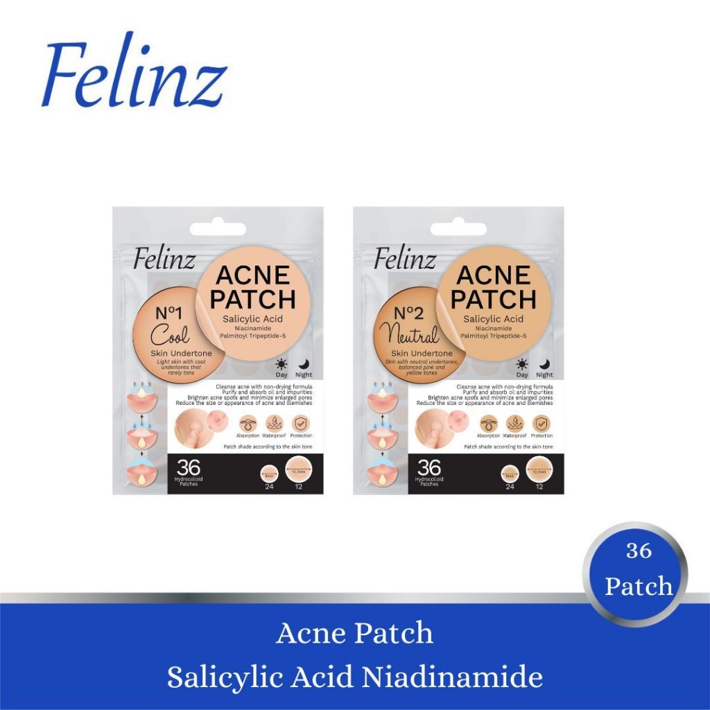 Felinz ACNE PATCH SALICYLIC ACID - 36 PATCHES | Shopee Malaysia